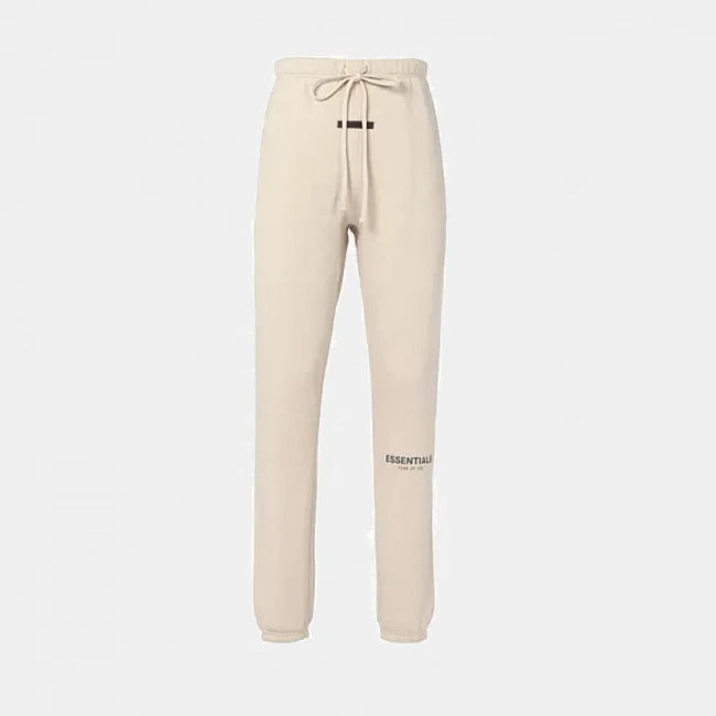картинка Fear Of God Essentials Fleece Lounge Pants Beige магазин Одежда+ являющийся официальным дистрибьютором в России 
