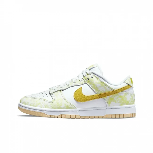 картинка Nike Dunk Low WMNS "Yellow Strike" магазин Одежда+ являющийся официальным дистрибьютором в России 