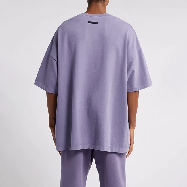картинка Футболка Fear of God Essentials Purple магазин Одежда+ являющийся официальным дистрибьютором в России 