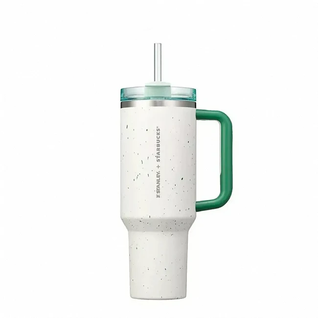 картинка Starbucks x Stanley SS Quencher Tumbler 1183ml магазин Одежда+ являющийся официальным дистрибьютором в России 