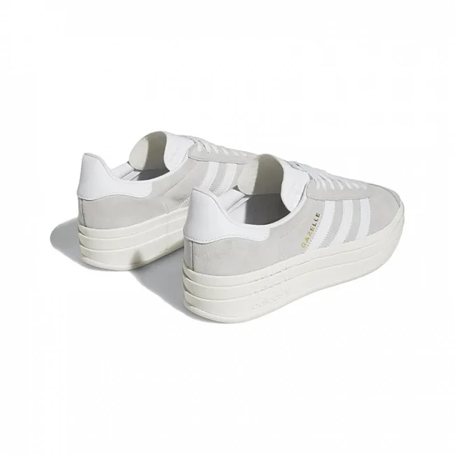 картинка Adidas Gazelle Bold "Grey Cloud White" магазин Одежда+ являющийся официальным дистрибьютором в России 