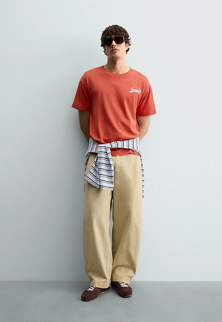 Zara January 20 T-Shirt Rio de Janeiro Limited Edition Orange