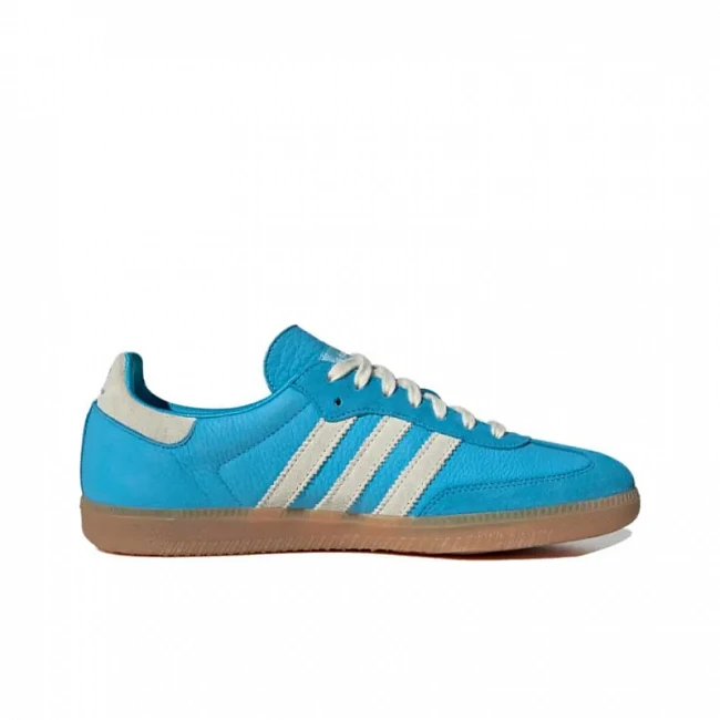 картинка Adidas Samba OG "Sporty & Rich" Blue Rush магазин Одежда+ являющийся официальным дистрибьютором в России 
