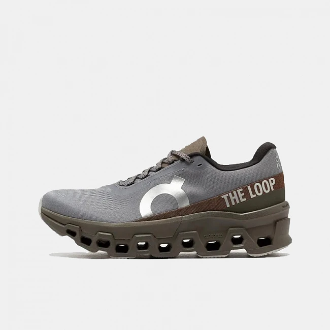 On x PLEASURES x The Loop Cloudmonster 2 Mist / Olive
