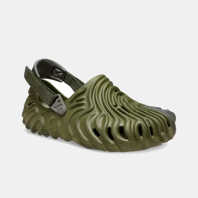 картинка Crocs Pollex Clog by Salehe Bembury "Cucumber" магазин Одежда+ являющийся официальным дистрибьютором в России 