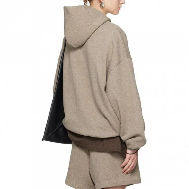 картинка Fear of God Essentials Hoodie 'Heather Grey' магазин Одежда+ являющийся официальным дистрибьютором в России 