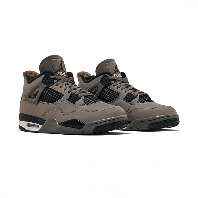 картинка Nike Air Jordan 4 Cave Stone/Black магазин Одежда+ являющийся официальным дистрибьютором в России 