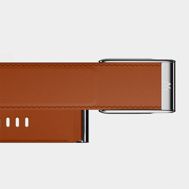 картинка Ремешок Whoop MG Leatherluxe Chestnut Cream магазин Одежда+ являющийся официальным дистрибьютором в России 
