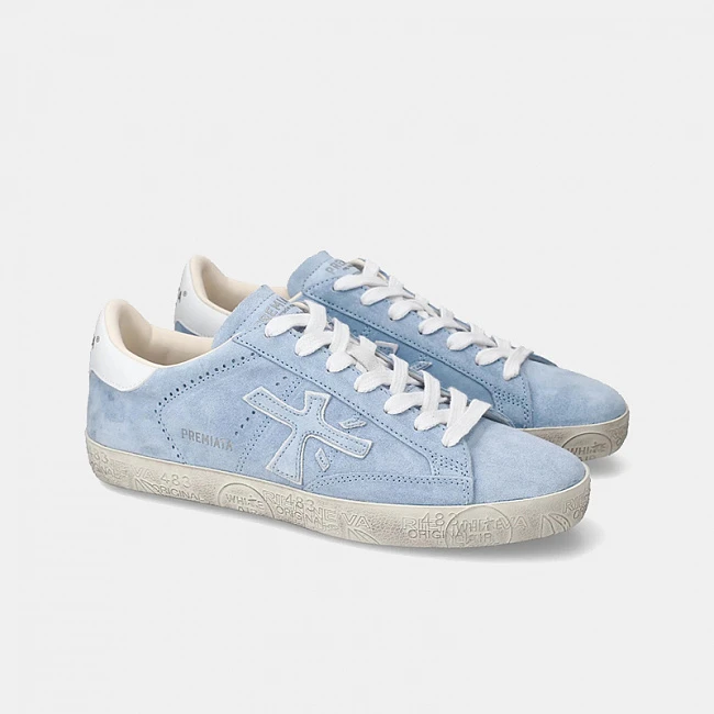 Premiata Stevend Light Blue / White