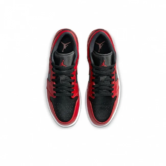 картинка Nike Air Jordan 1 Low Reverse Bred магазин Одежда+ являющийся официальным дистрибьютором в России 