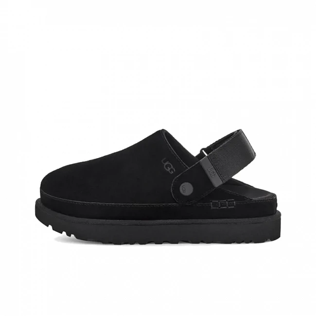 картинка UGG Goldenstar Clog Black магазин Одежда+ являющийся официальным дистрибьютором в России 