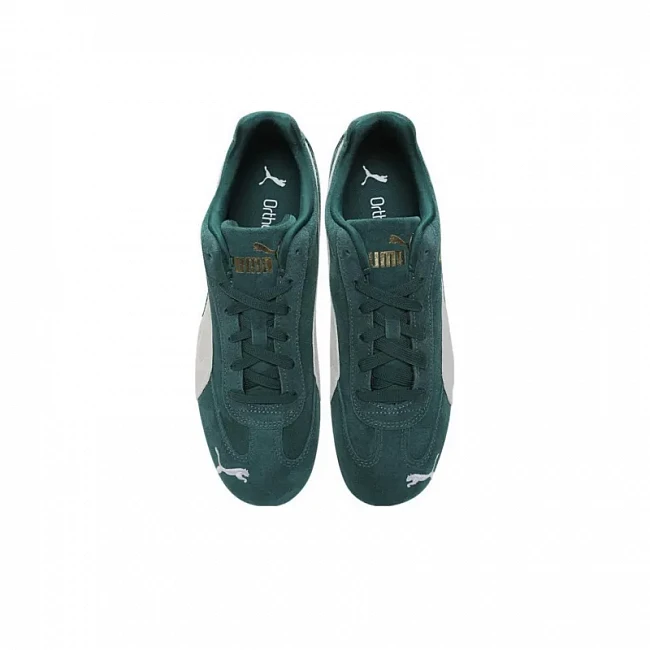 картинка PUMA Speedcat Dark Myrtle White магазин Одежда+ являющийся официальным дистрибьютором в России 