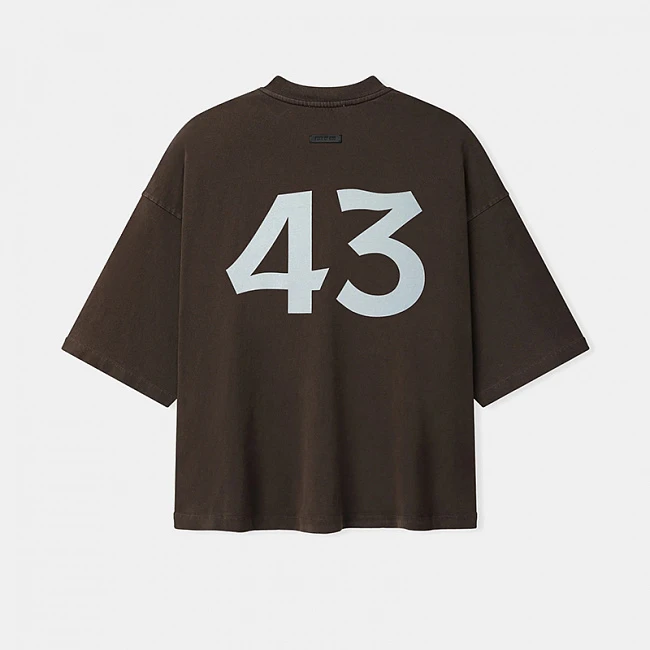 Fear of God Athletics Heavy Jersey 43 Tee Dark Brown