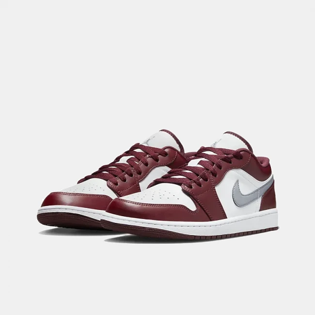 Nike Air Jordan 1 Low GS White Bordeaux
