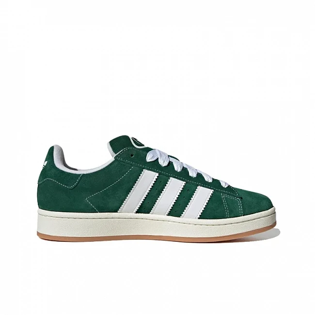 картинка Adidas Campus 00s "Dark Green Cloud White" магазин Одежда+ являющийся официальным дистрибьютором в России 