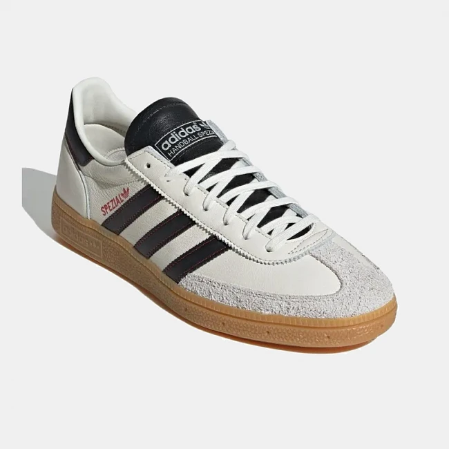 картинка Adidas Handball Spezial Off White Black Gum магазин Одежда+ являющийся официальным дистрибьютором в России 