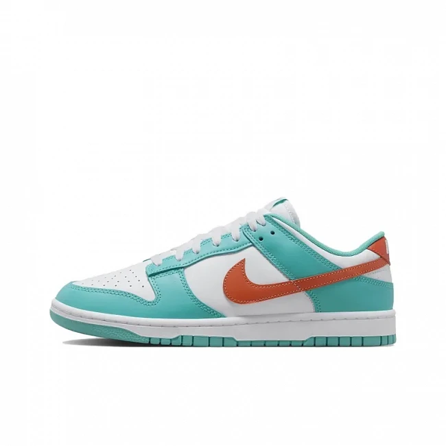 картинка Nike Dunk Low "Miami Dolphins" магазин Одежда+ являющийся официальным дистрибьютором в России 