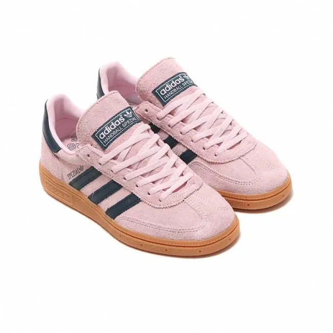 картинка Adidas Handball Spezial "Clear Pink Arctic Night" магазин Одежда+ являющийся официальным дистрибьютором в России 