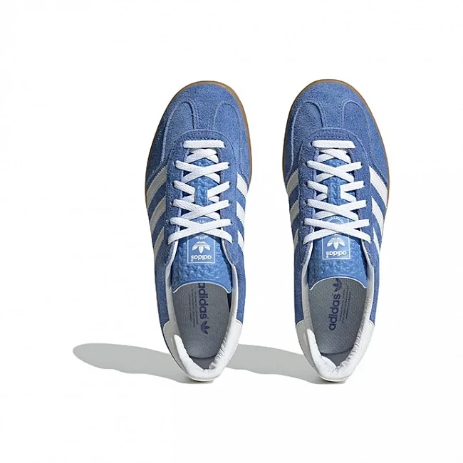 картинка Adidas Gazelle Blue "Fusion Gum" магазин Одежда+ являющийся официальным дистрибьютором в России 