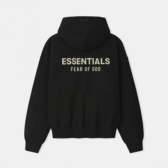 Fear of God Essentials Classic Hoodie Vintage Black