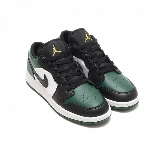 картинка Nike Air Jordan 1 Low GS "Green Toe" магазин Одежда+ являющийся официальным дистрибьютором в России 