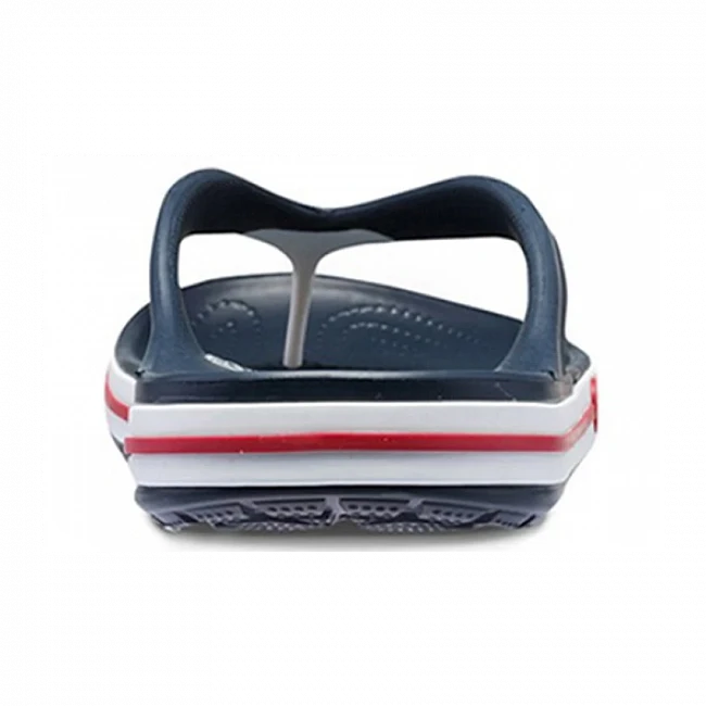 картинка Crocs Bayaband Flip-Flops Deep Blue магазин Одежда+ являющийся официальным дистрибьютором в России 