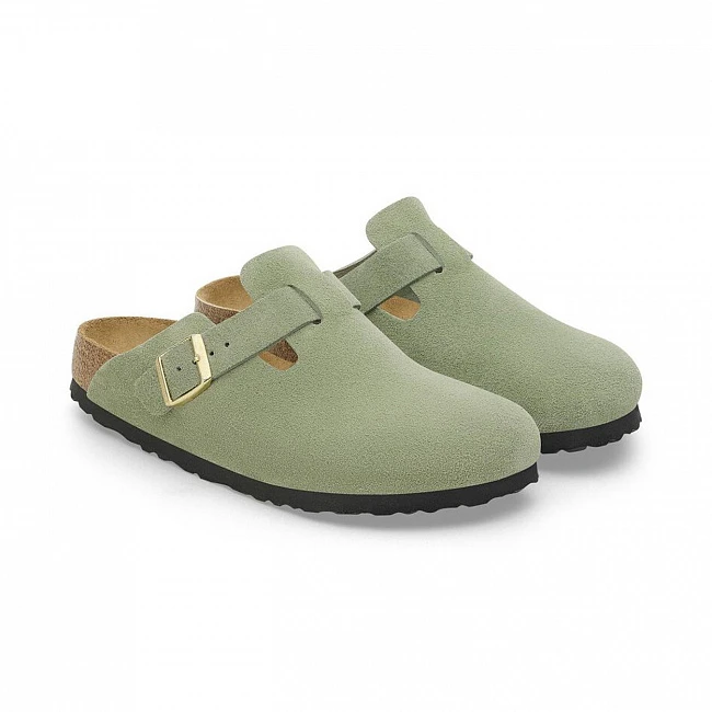 картинка Birkenstock Boston Soft Footbed Regular Fit магазин Одежда+ являющийся официальным дистрибьютором в России 