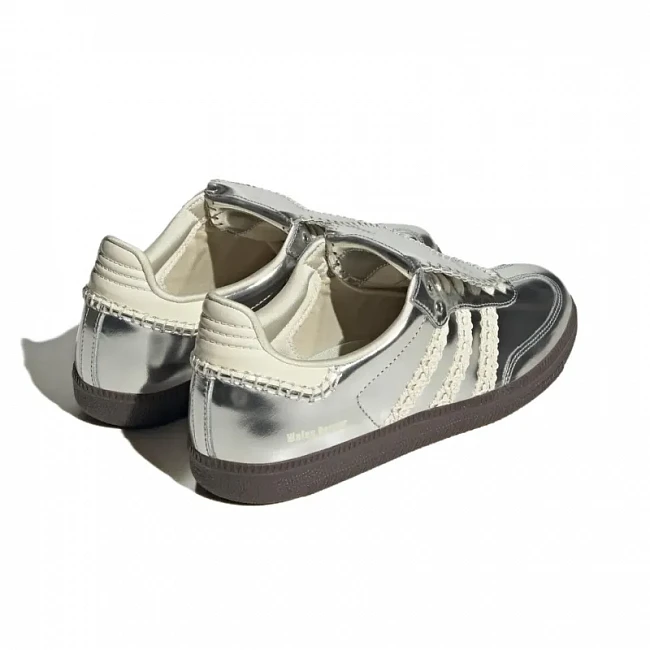 картинка Adidas Samba Wales Bonner Silver магазин Одежда+ являющийся официальным дистрибьютором в России 