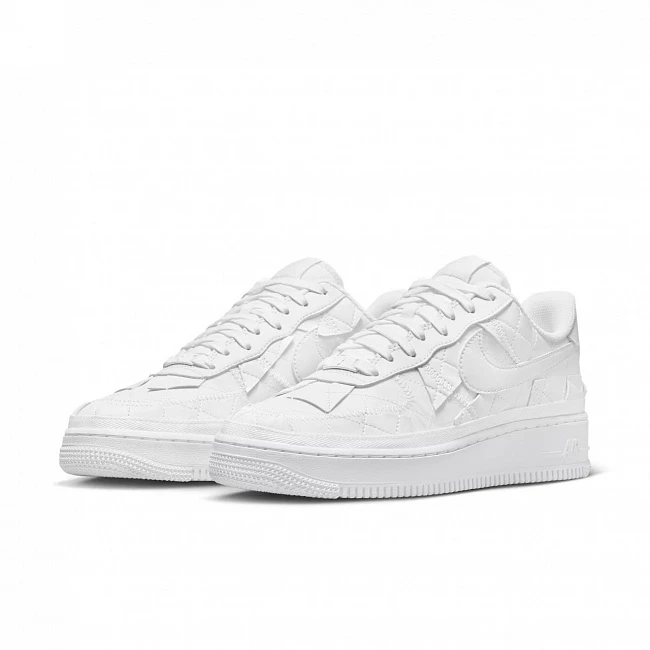картинка Nike Air Force 1 Low Billie Triple White магазин Одежда+ являющийся официальным дистрибьютором в России 