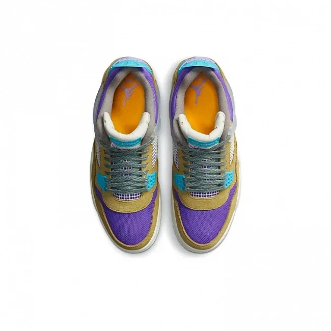 картинка Nike Air Jordan 4 Retro SP "30th Anniversary Union Desert Moss" магазин Одежда+ являющийся официальным дистрибьютором в России 