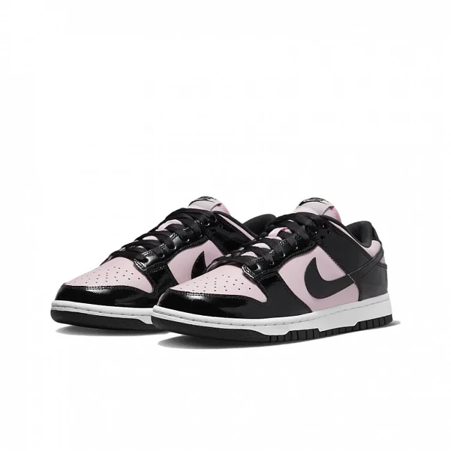 картинка Nike Dunk Low WMNS "Pink Foam Black" магазин Одежда+ являющийся официальным дистрибьютором в России 