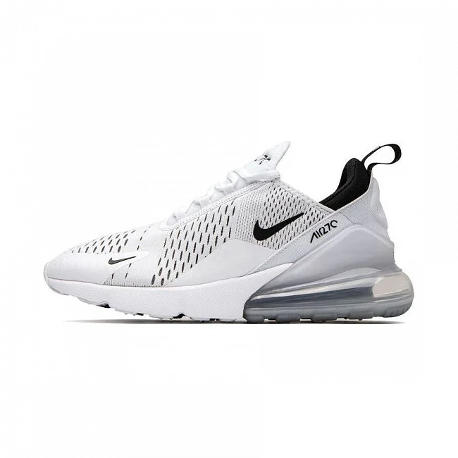 картинка Nike Air Max 270 White Black магазин Одежда+ являющийся официальным дистрибьютором в России 