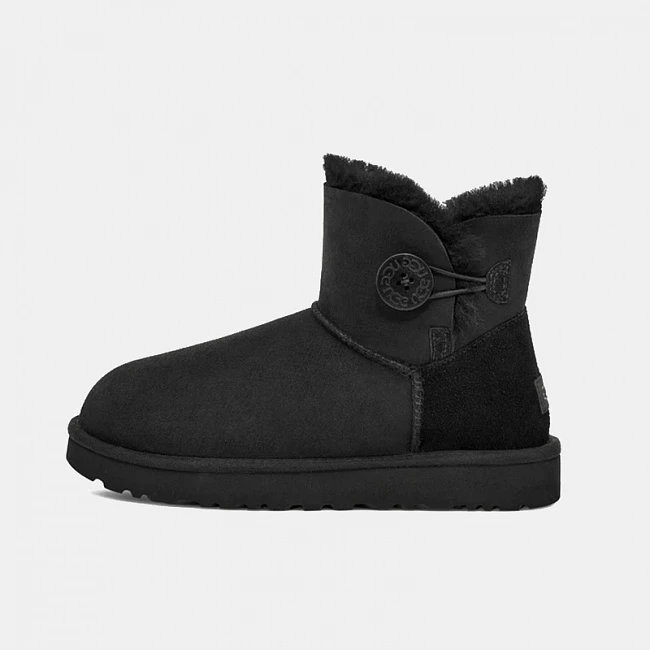 UGG Mini Bailey Button II Black
