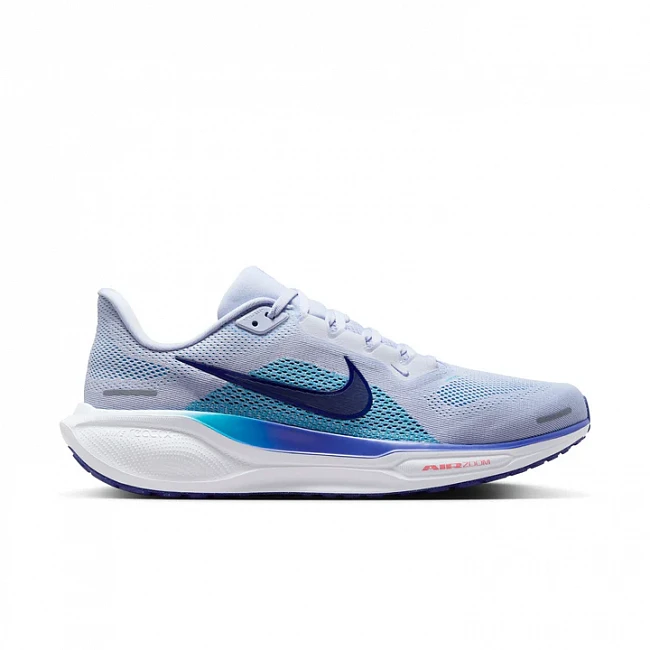 картинка Nike Air Zoom Pegasus 41 Grey Deep Night Blue магазин Одежда+ являющийся официальным дистрибьютором в России 