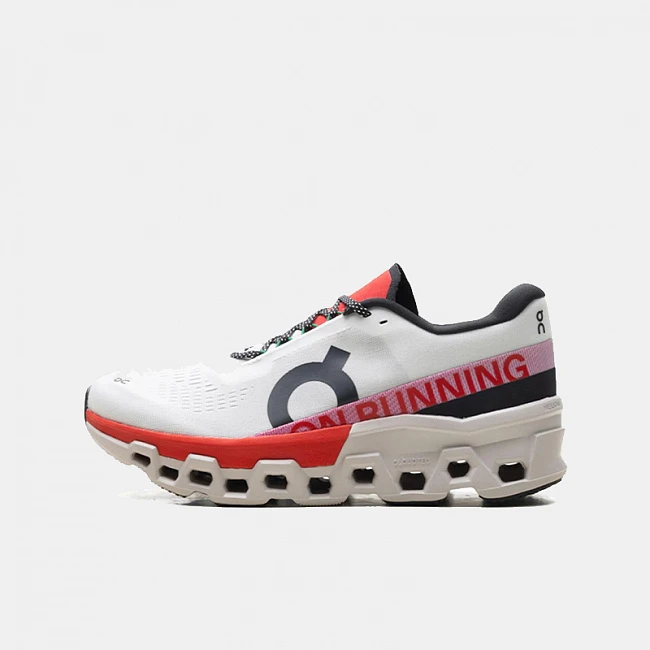 On Cloudmonster 2 Ivory / Red