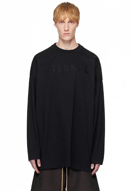 Fear of God Eternal Long Sleeve Tee Black