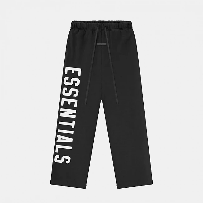 картинка Fear of God Essentials Lounge Sweatpants 'Jet Black' магазин Одежда+ являющийся официальным дистрибьютором в России 