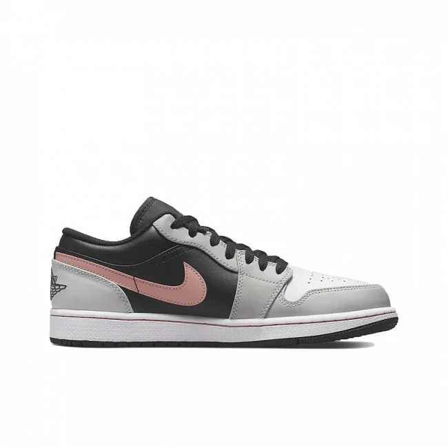 картинка Nike Air Jordan 1 Low "Black Grey Pink" магазин Одежда+ являющийся официальным дистрибьютором в России 