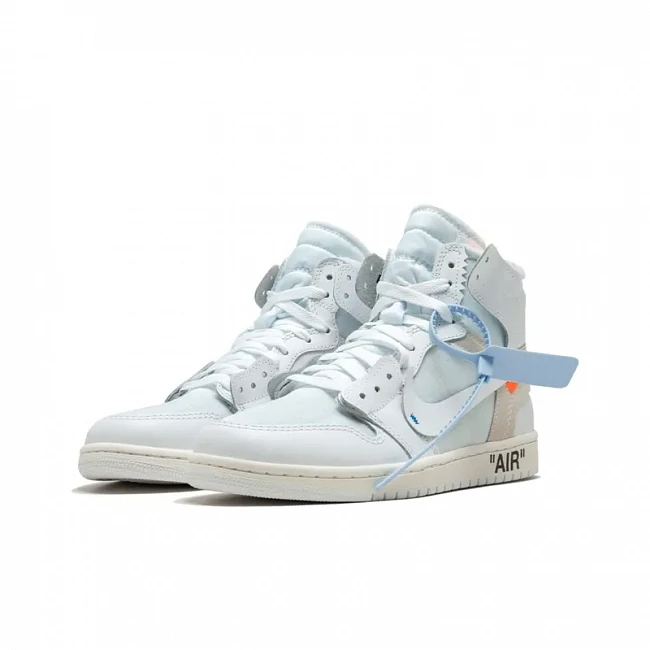 картинка Nike Air Jordan 1 Retro High Off-White Euro магазин Одежда+ являющийся официальным дистрибьютором в России 