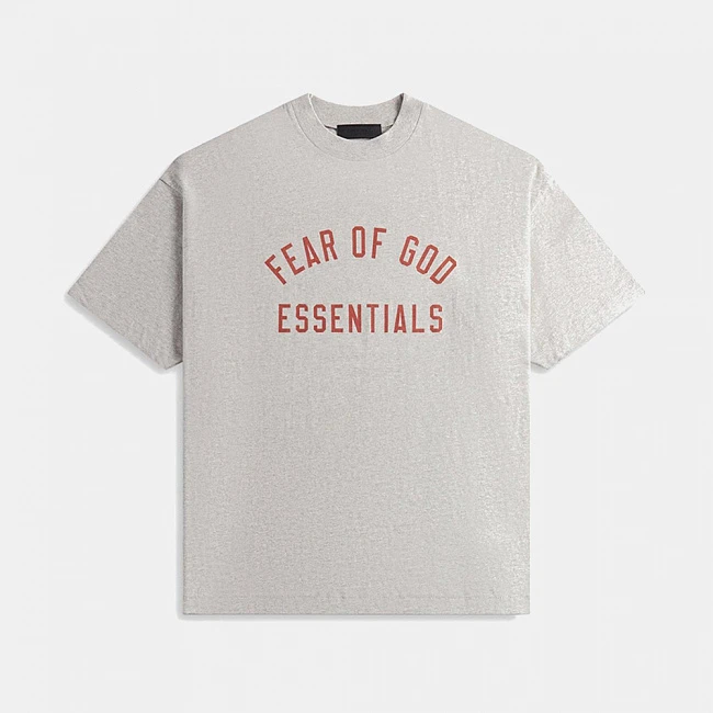 картинка Fear Of God Essentials Jersey Crewneck Dark Heather магазин Одежда+ являющийся официальным дистрибьютором в России 