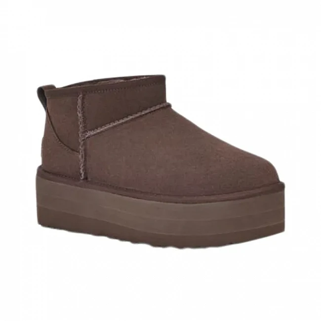 картинка UGG Classic Ultra Mini Platform Burnt Cedar магазин Одежда+ являющийся официальным дистрибьютором в России 