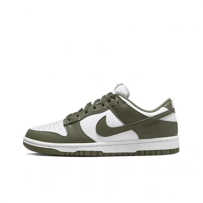 картинка Nike Dunk Low WMNS "Medium Olive" магазин Одежда+ являющийся официальным дистрибьютором в России 