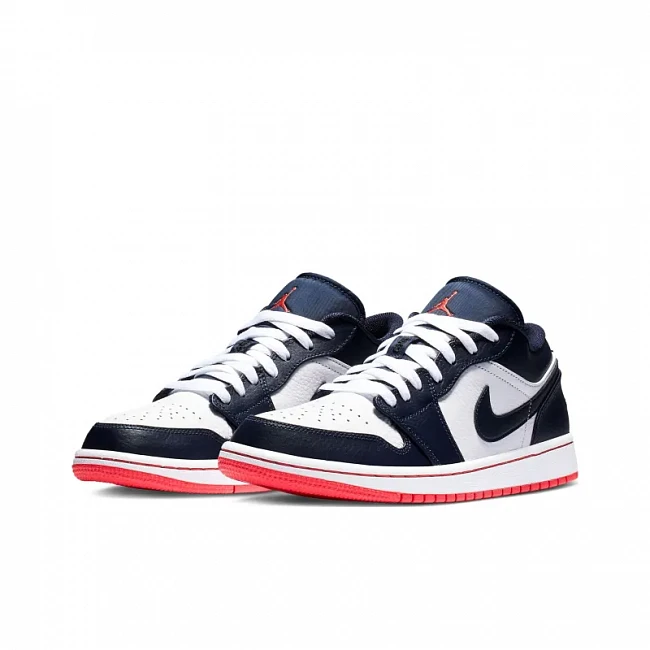 картинка Nike Air Jordan 1 Low Obsidian Ember Glow магазин Одежда+ являющийся официальным дистрибьютором в России 