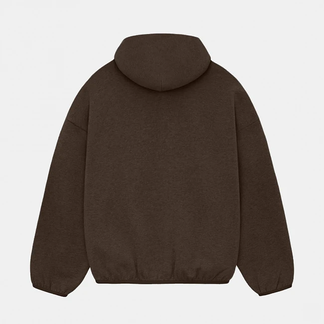 картинка Fear of God Essentials Hoodie Heather Wood магазин Одежда+ являющийся официальным дистрибьютором в России 
