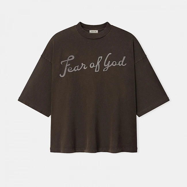 Fear of God Athletics Heavy Jersey 43 Tee Dark Brown