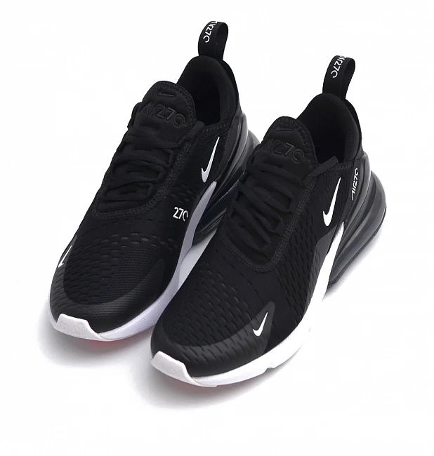 картинка Nike Air Max 270 Black Anthracite Solar Red White магазин Одежда+ являющийся официальным дистрибьютором в России 