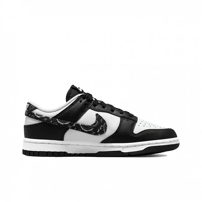 картинка Nike Dunk Low WMNS "Paisley Pack Black White" магазин Одежда+ являющийся официальным дистрибьютором в России 