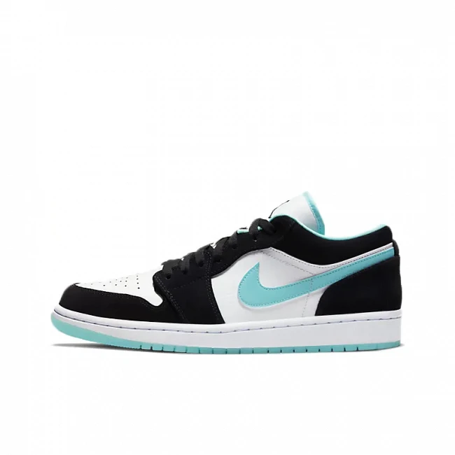 картинка Nike Air Jordan 1 Low Island Green магазин Одежда+ являющийся официальным дистрибьютором в России 