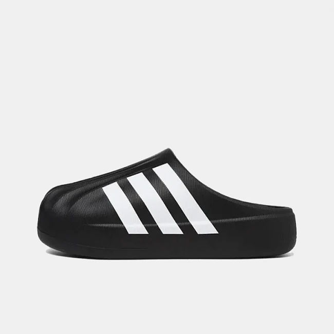 картинка Adidas Superstar Mule Core Black Cloud White магазин Одежда+ являющийся официальным дистрибьютором в России 