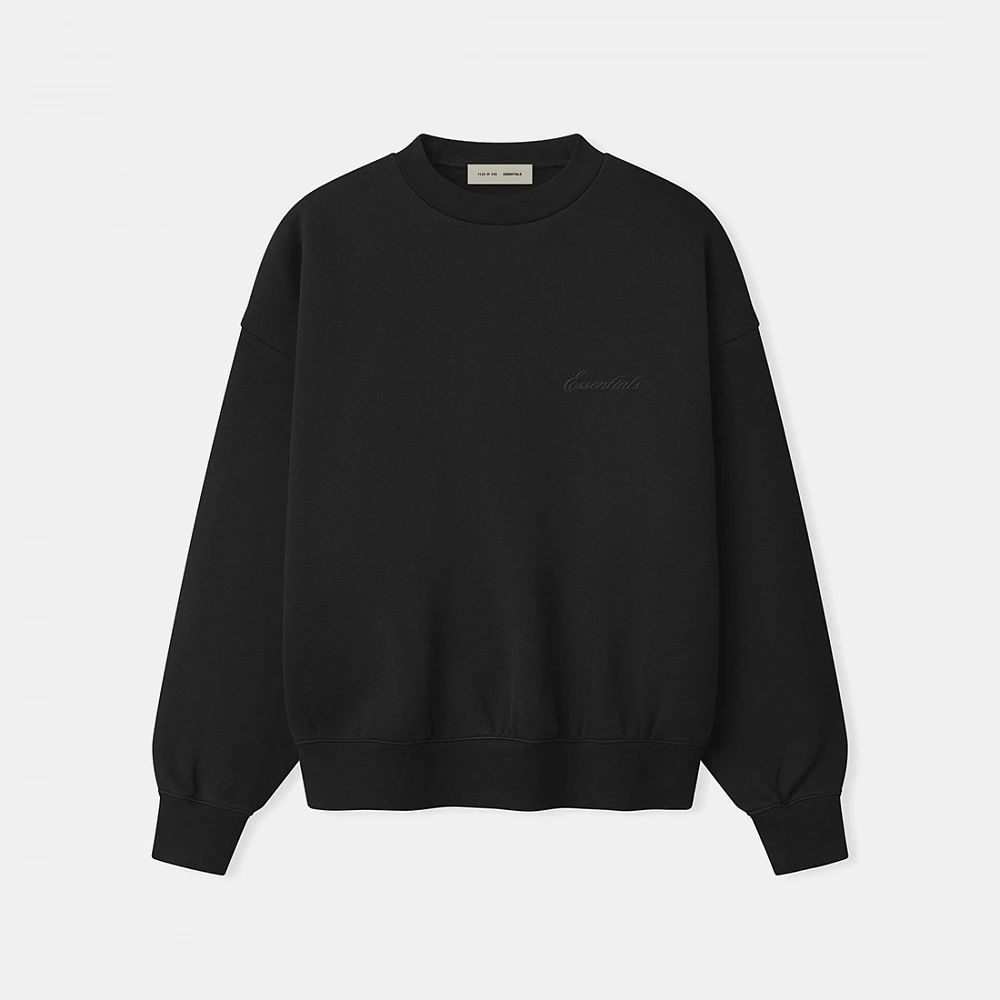 Fear of God Essentials Classic Crewneck Sweatshirt Vintage Black